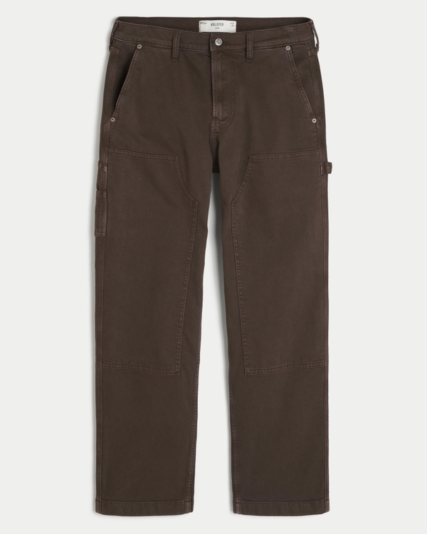 Locker geschnittene Carpenter-Jeans, Dunkelbraun Carpenter view 1
