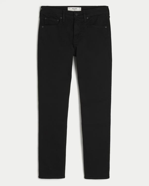 Black No Fade Skinny Jeans, Black