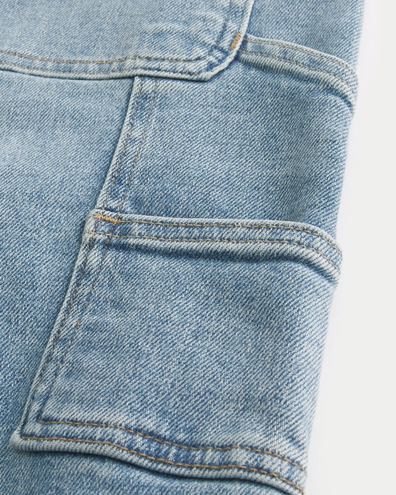 Loose Medium Wash Carpenter Jeans