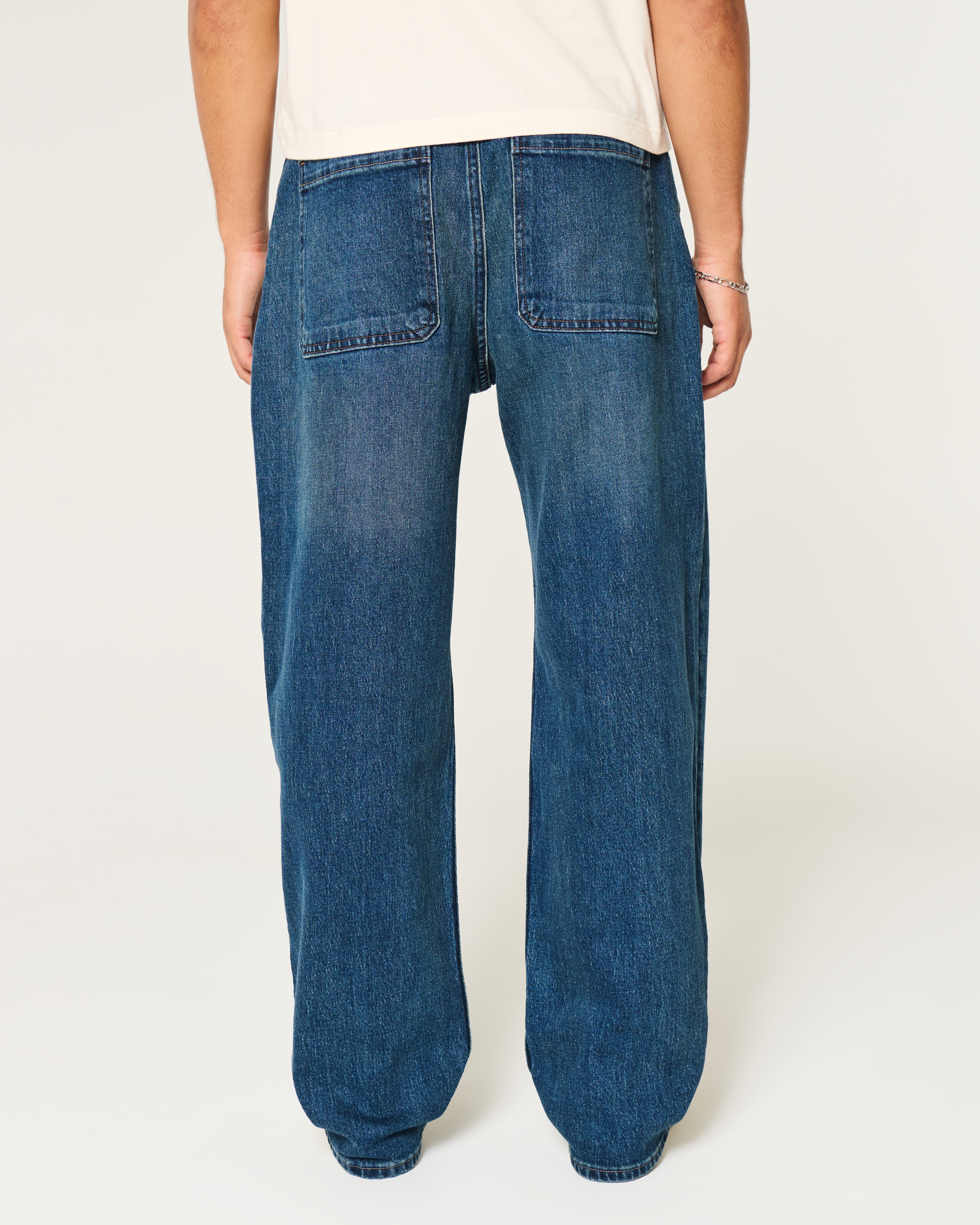 Dark Wash Baggy Jeans