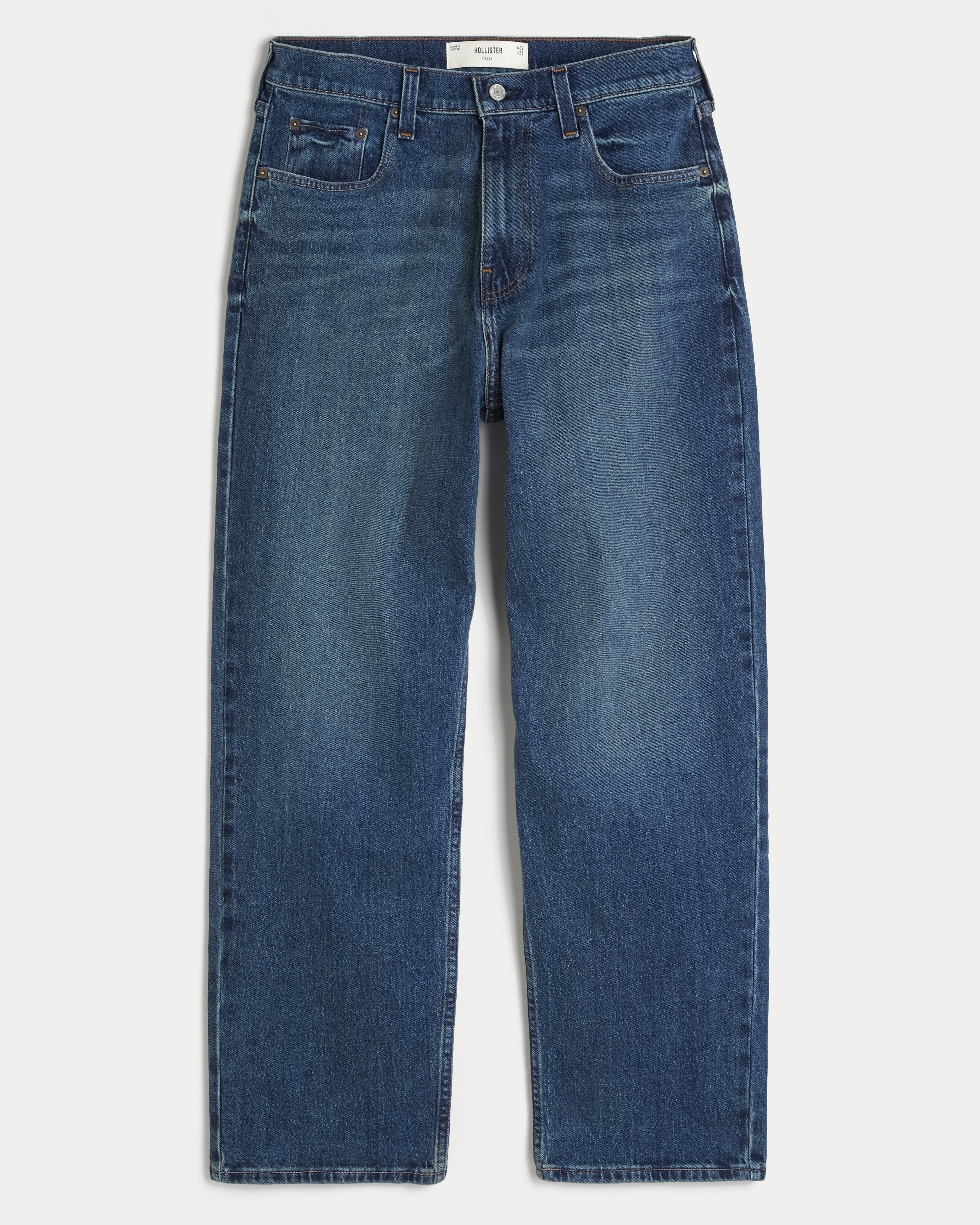 Dark Wash Baggy Jeans