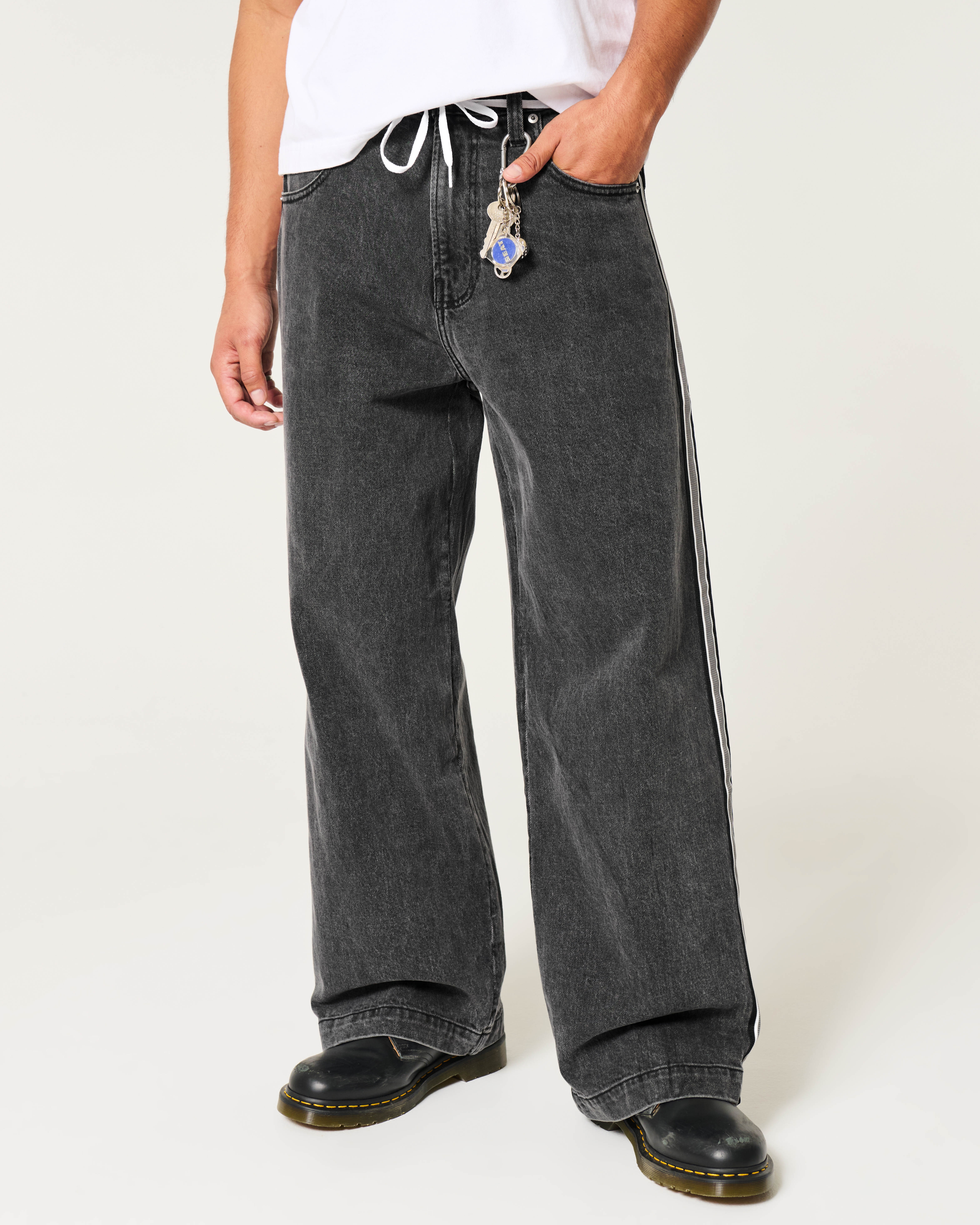 パンツ asapmode Washed Black Super Baggy Jeans Washed Black Super Baggy Jeans – A$APMODE