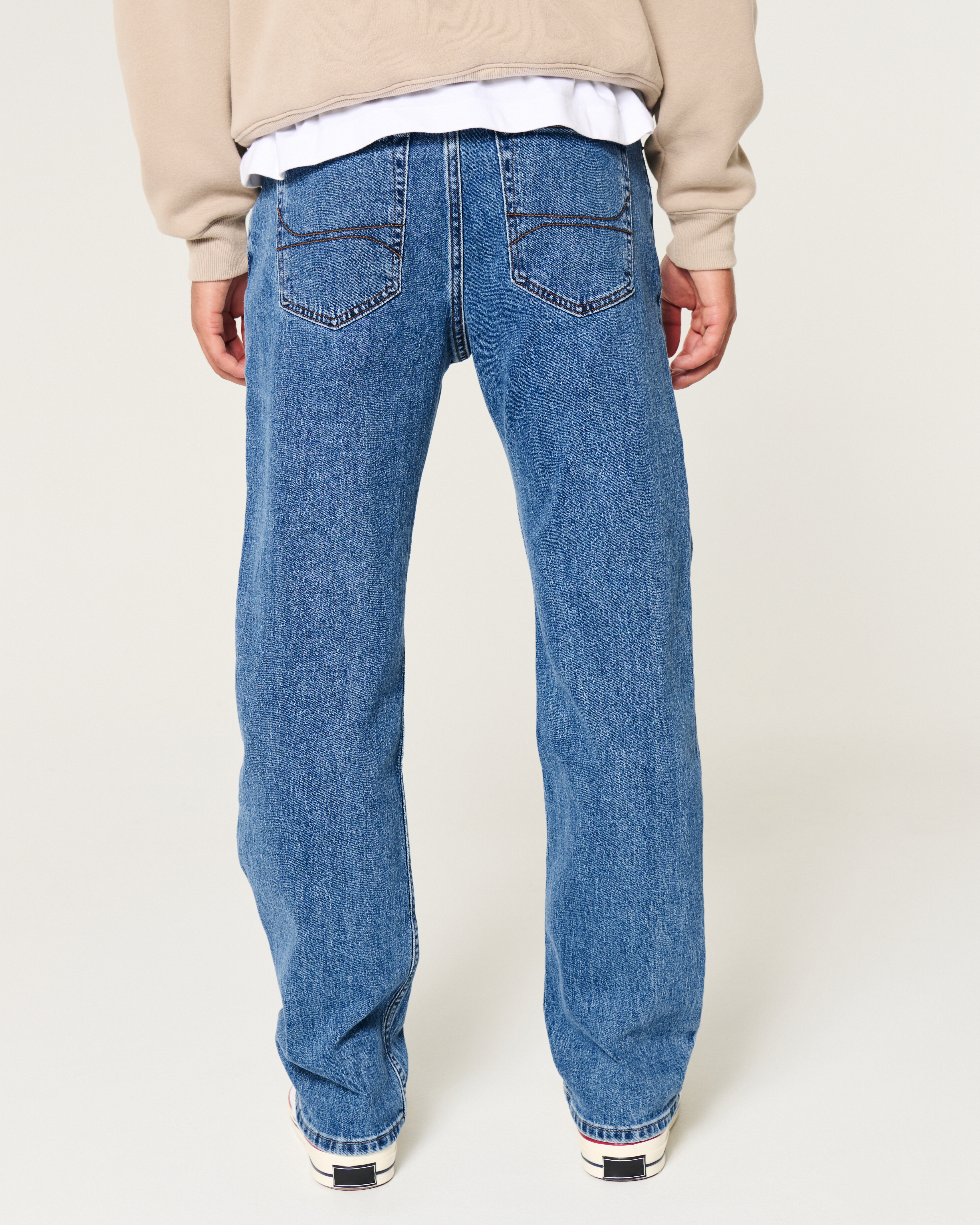 Medium Wash Loose Jeans