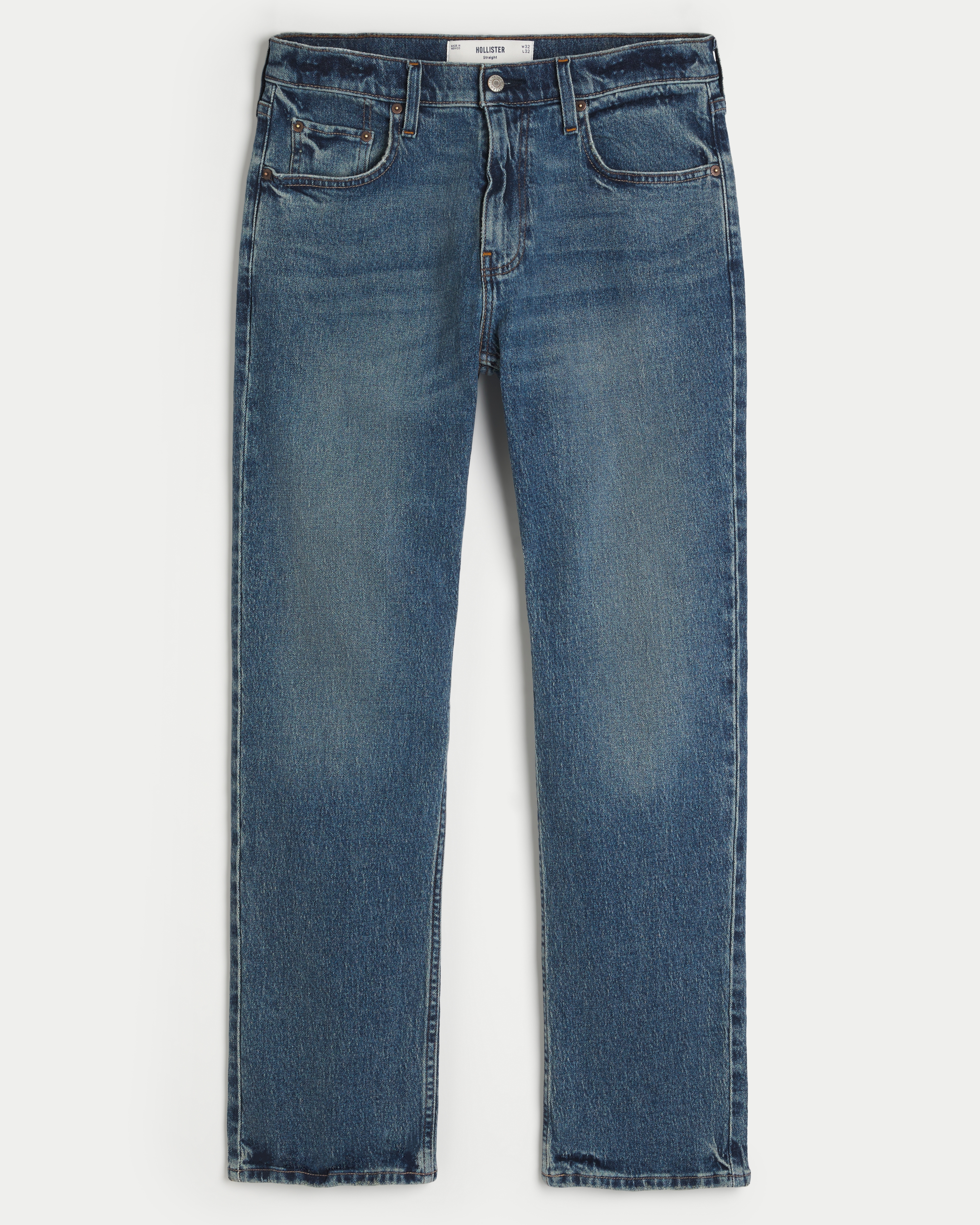 Jeans Premium FIELD&STREAM Coupe Droite – Bleu Stonewashed – W38 L30 – Neuf étiquettes