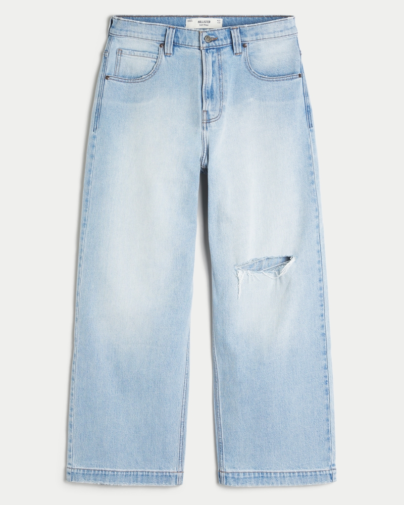 Hollister men's ripped jeans online