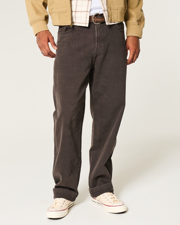 Baggy Jeans, Dark Brown view 2