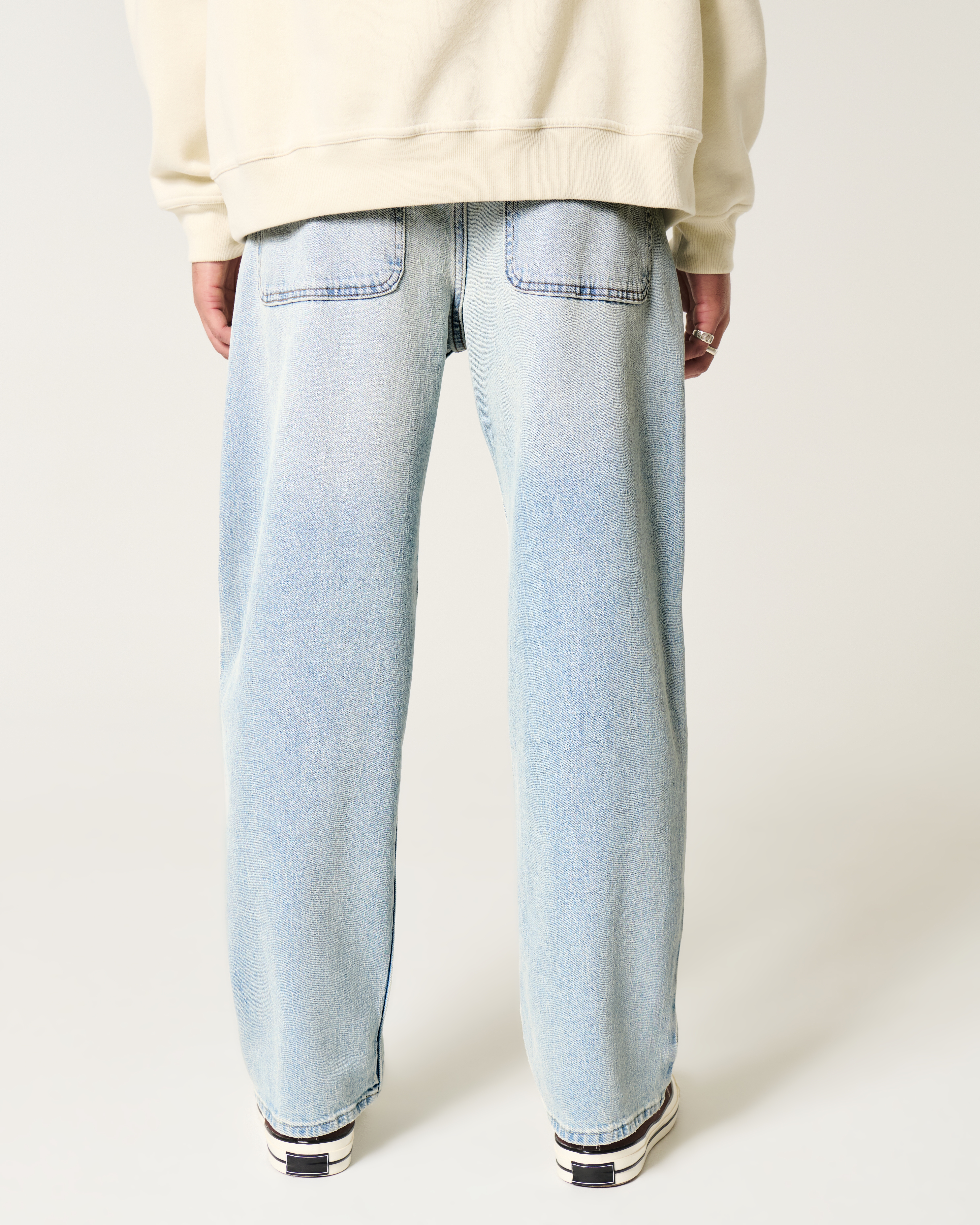 Light Wash Baggy Jeans