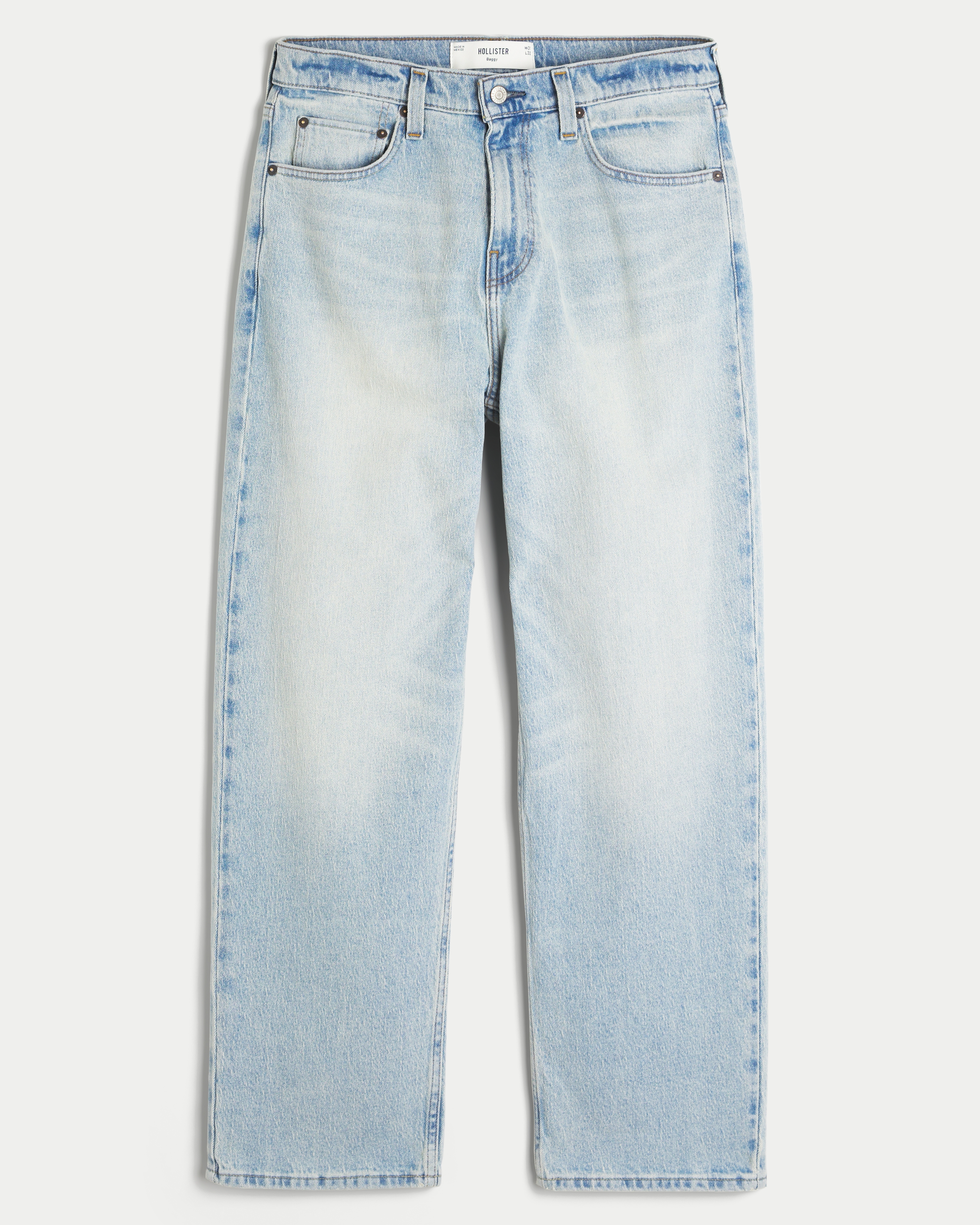 Light Wash Baggy Jeans