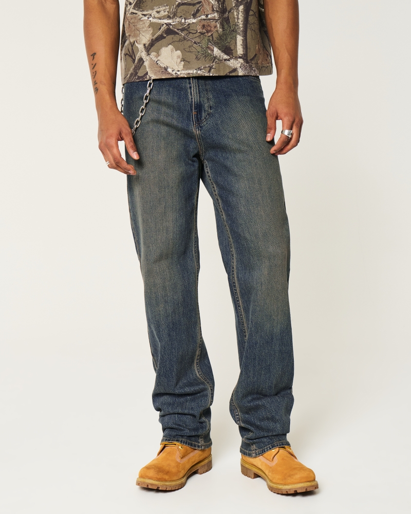 Dark Wash Baggy Jeans