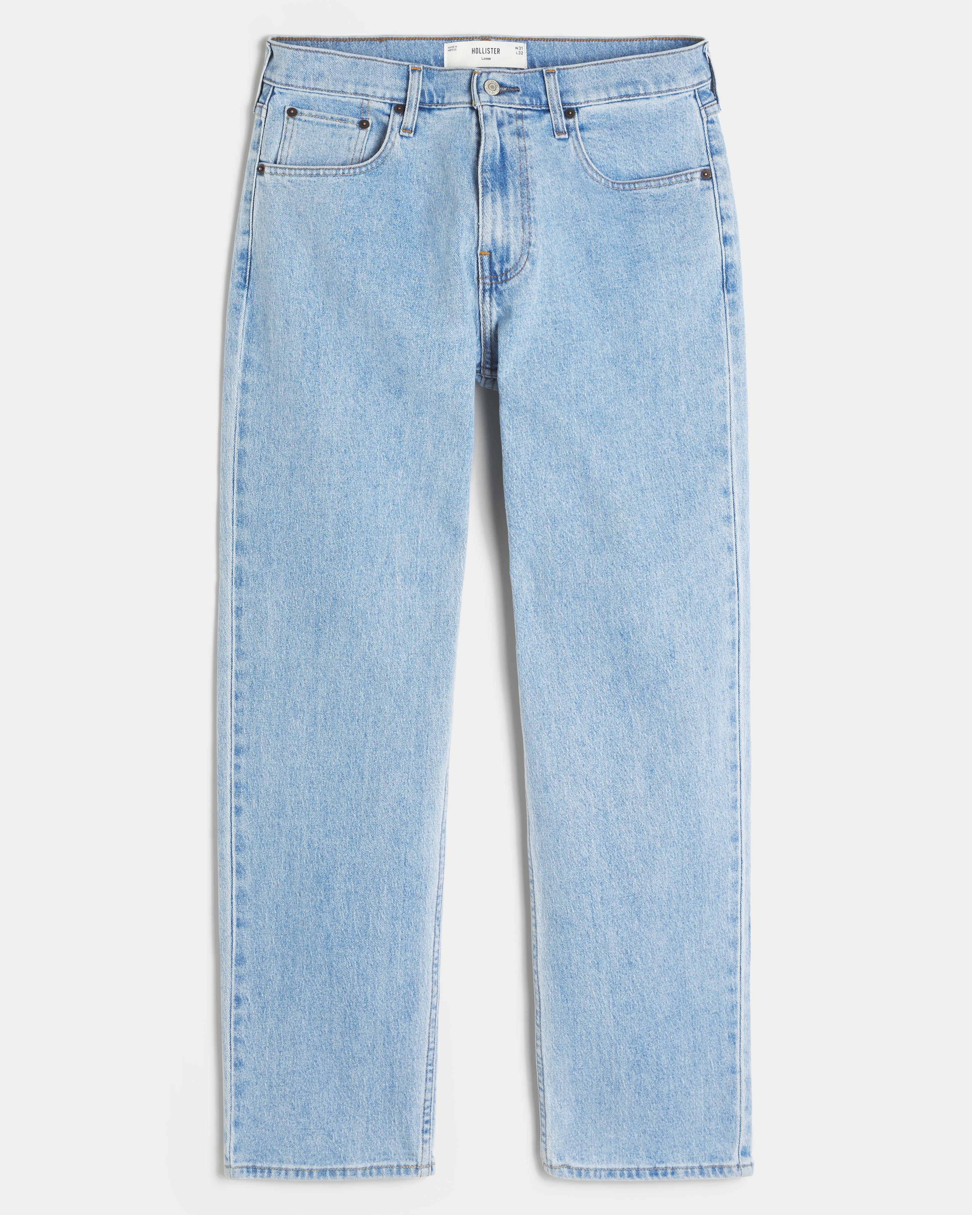 Light Wash Loose Jeans