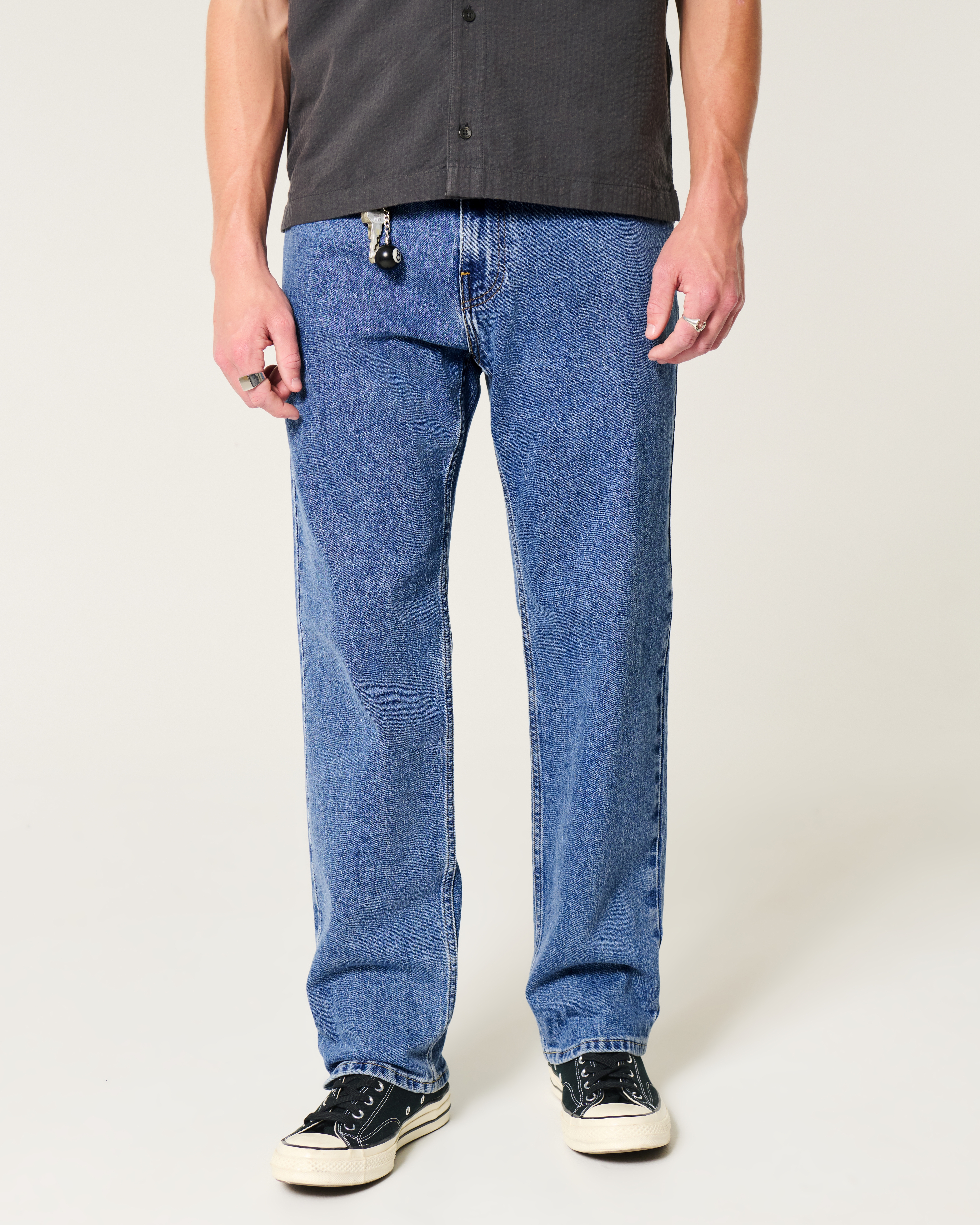 Medium Wash Loose Jeans