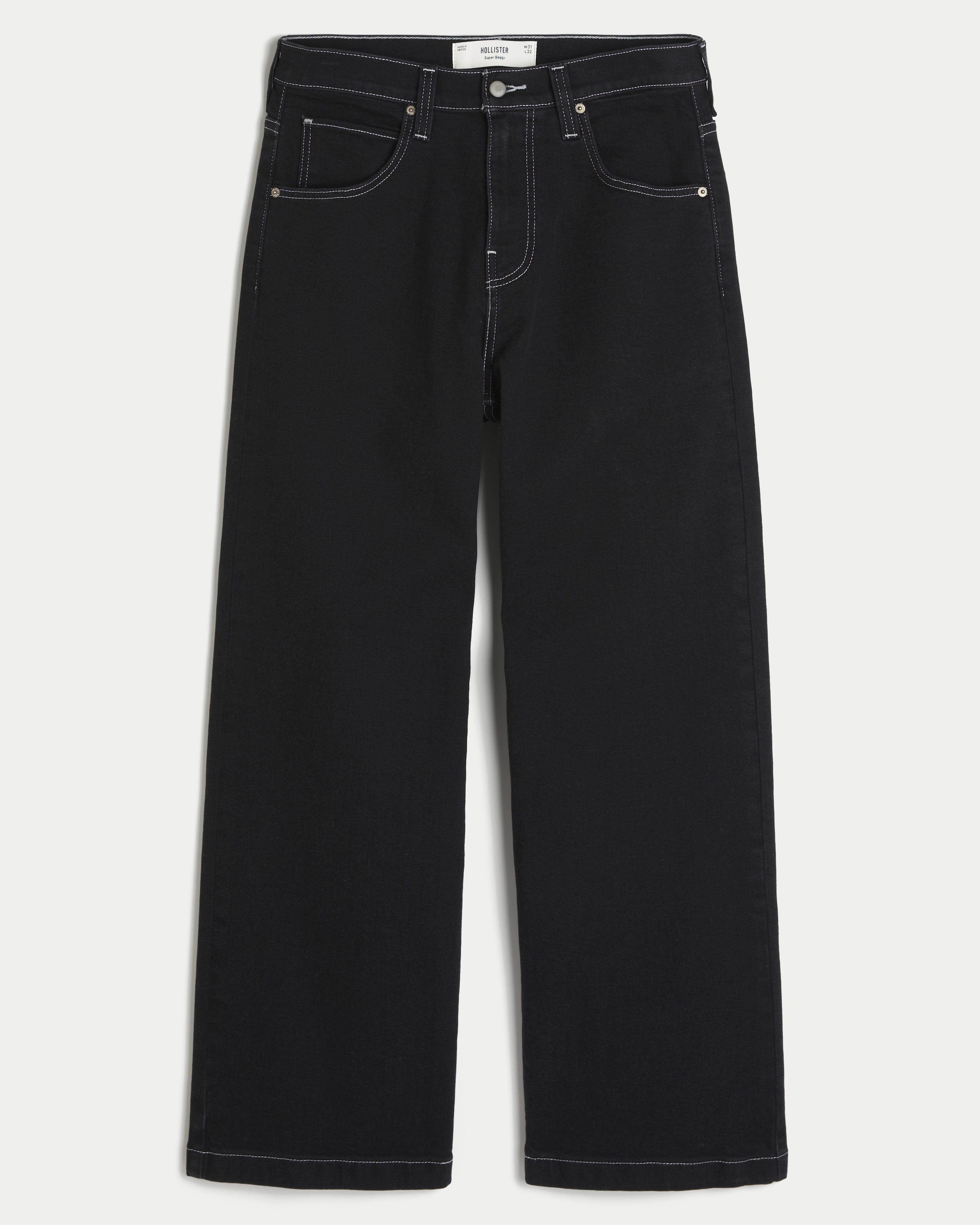 Black Super Baggy Jeans