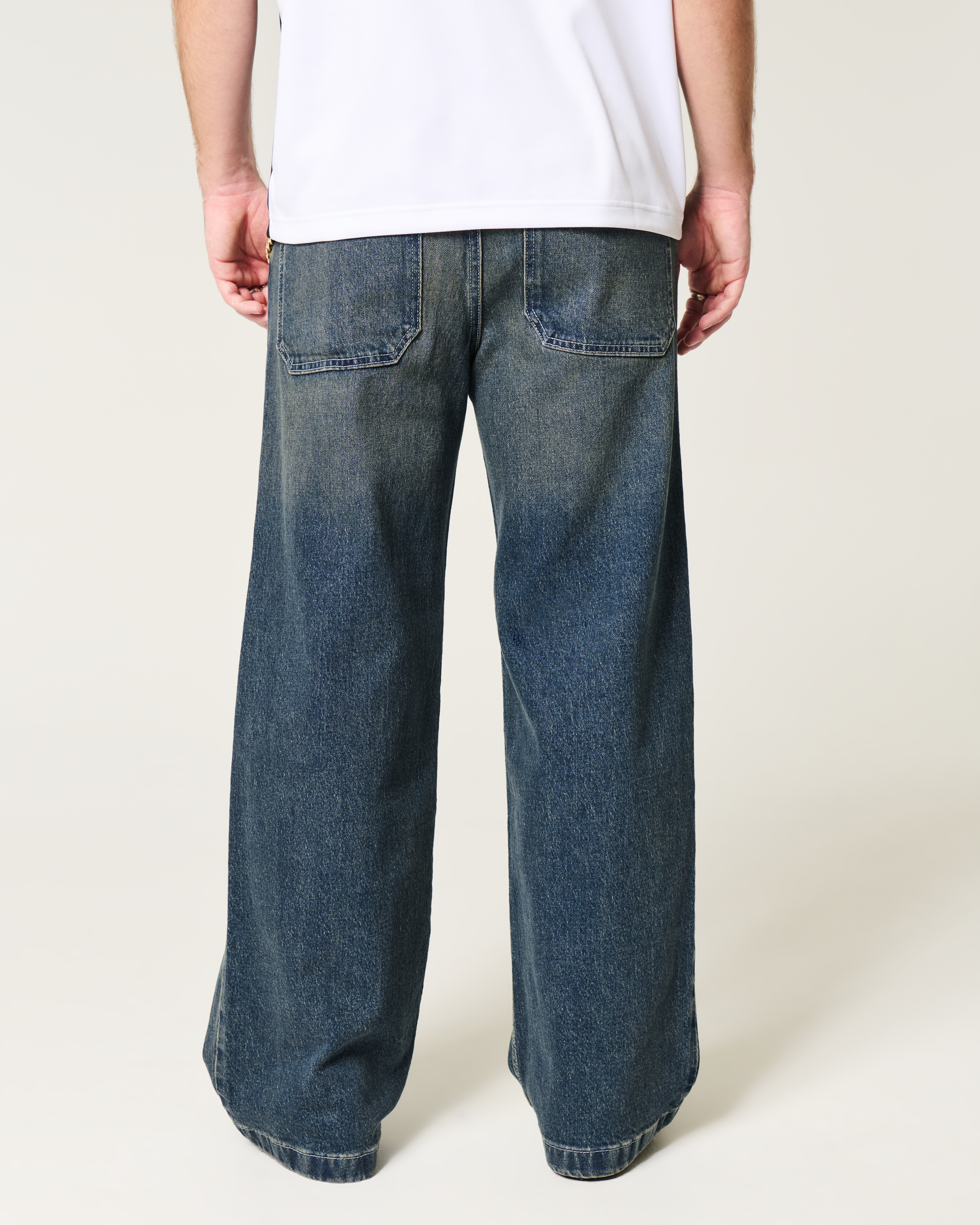 Dark Wash Super Baggy Jeans