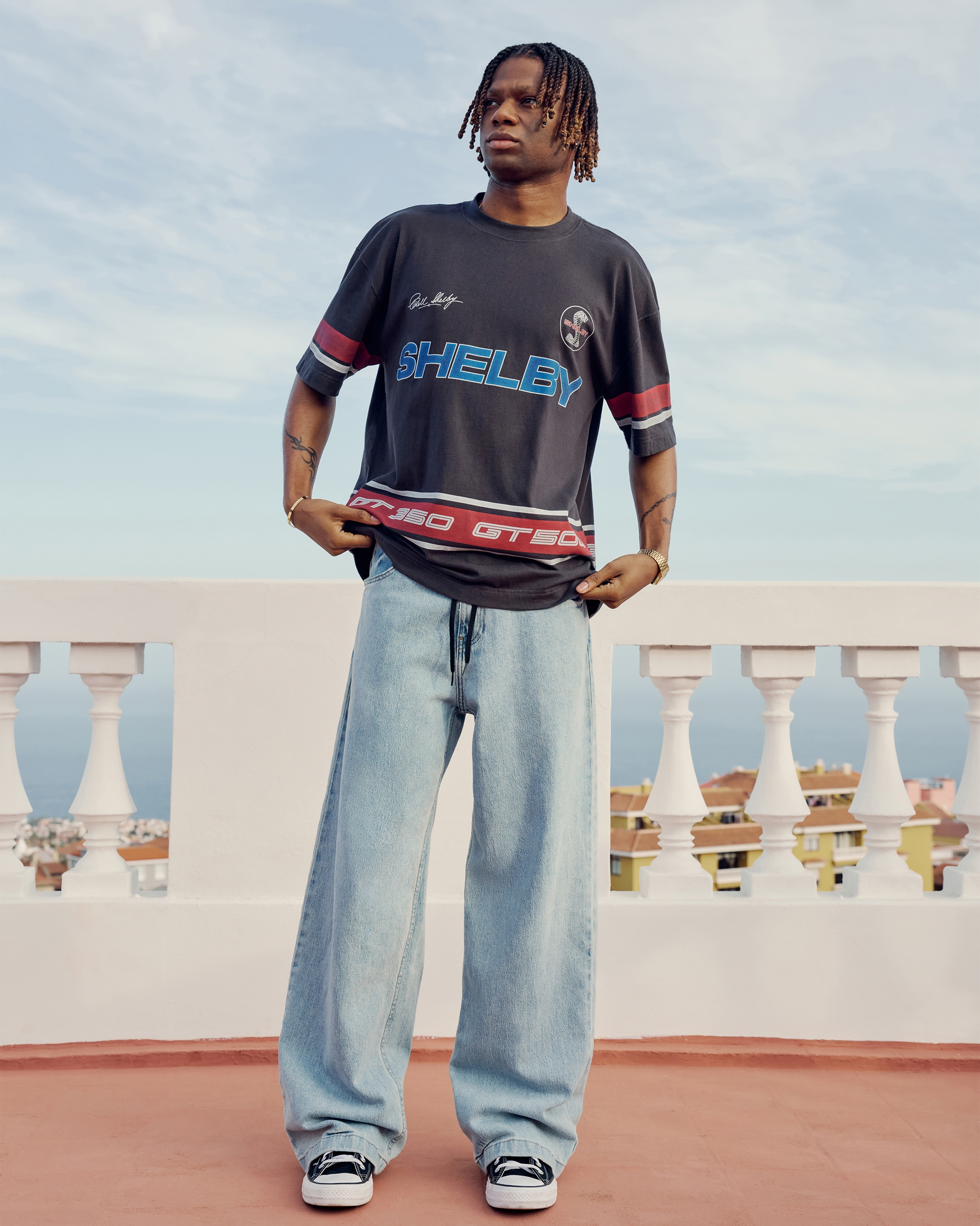 Light Wash Super Baggy Jeans