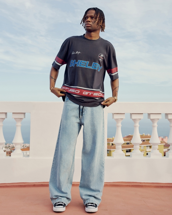 スーパーバギー メンズ ライトウォッシュ スーパーバギージーンズ | メンズ セール