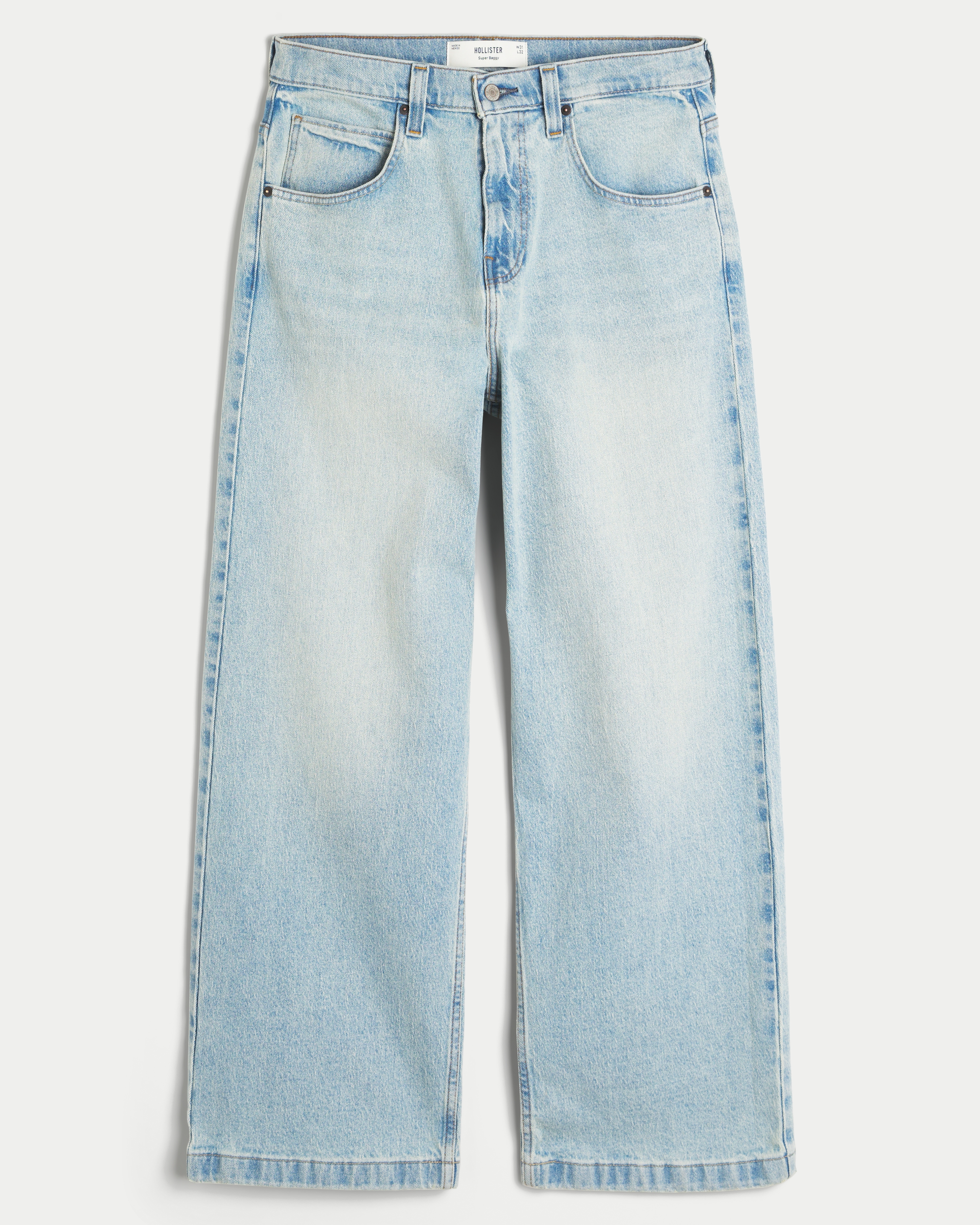 Light Wash Super Baggy Jeans