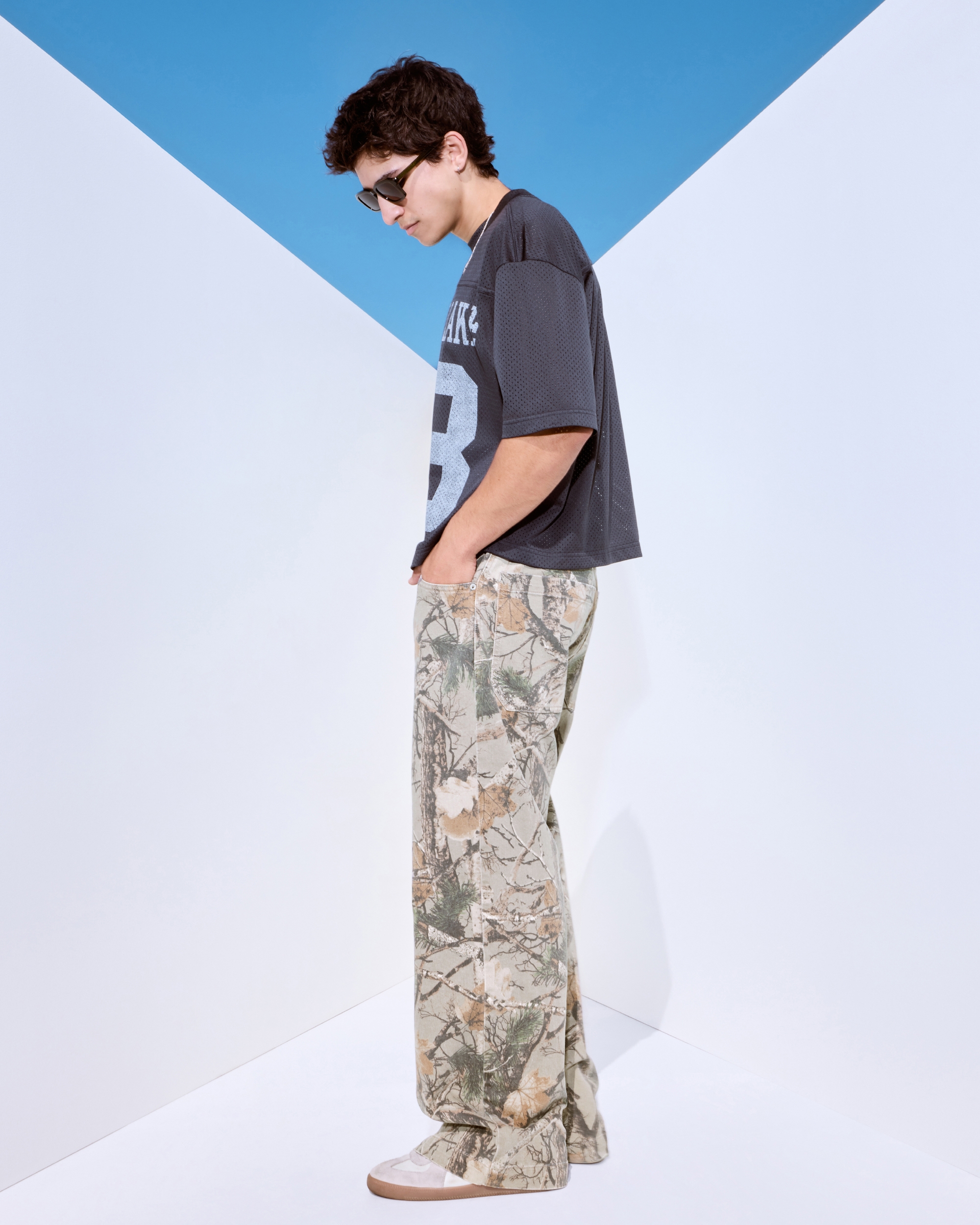 Men's Camo Super Baggy Jeans | Men's Bottoms | HollisterCo.com