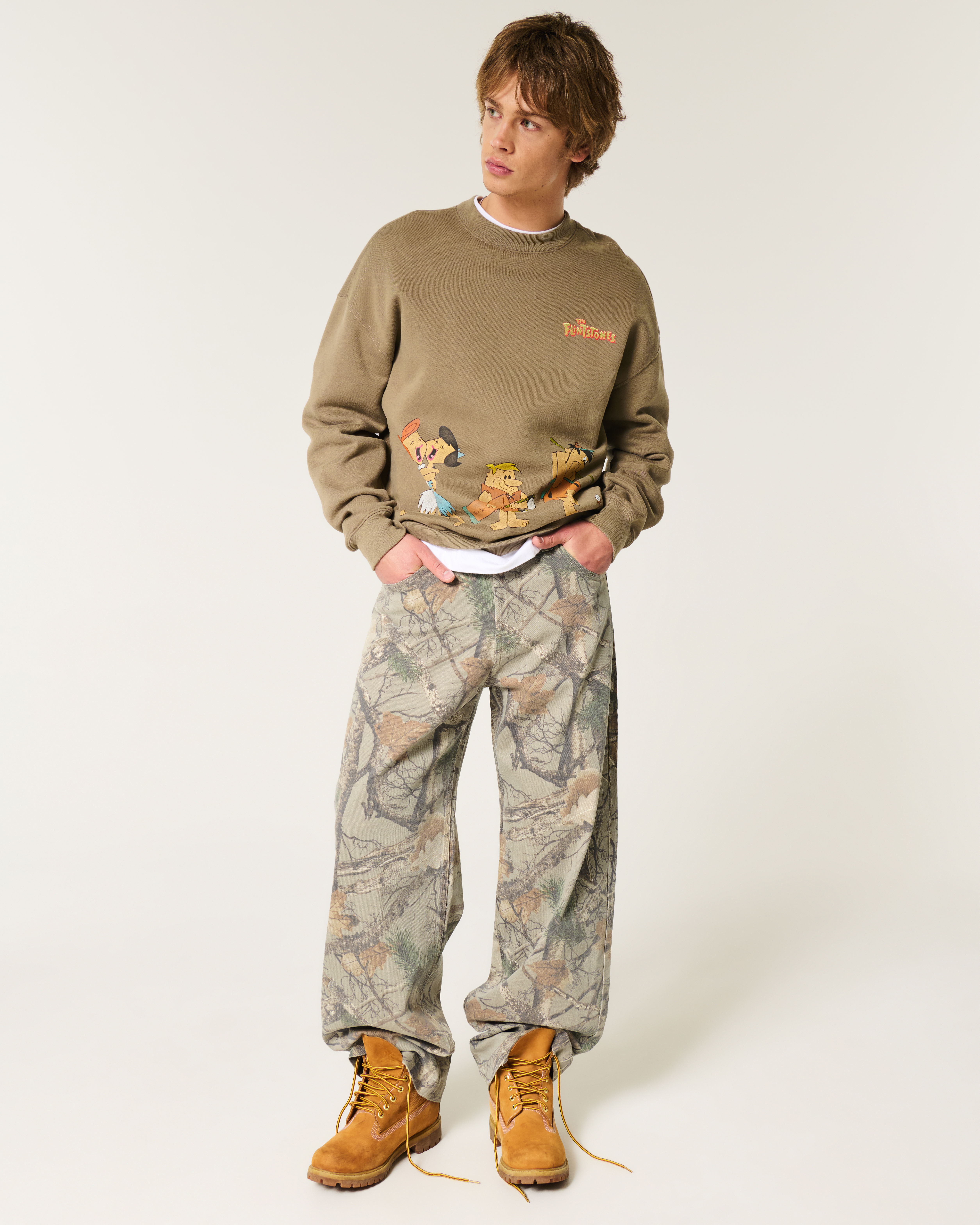 Camo Super Baggy Jeans