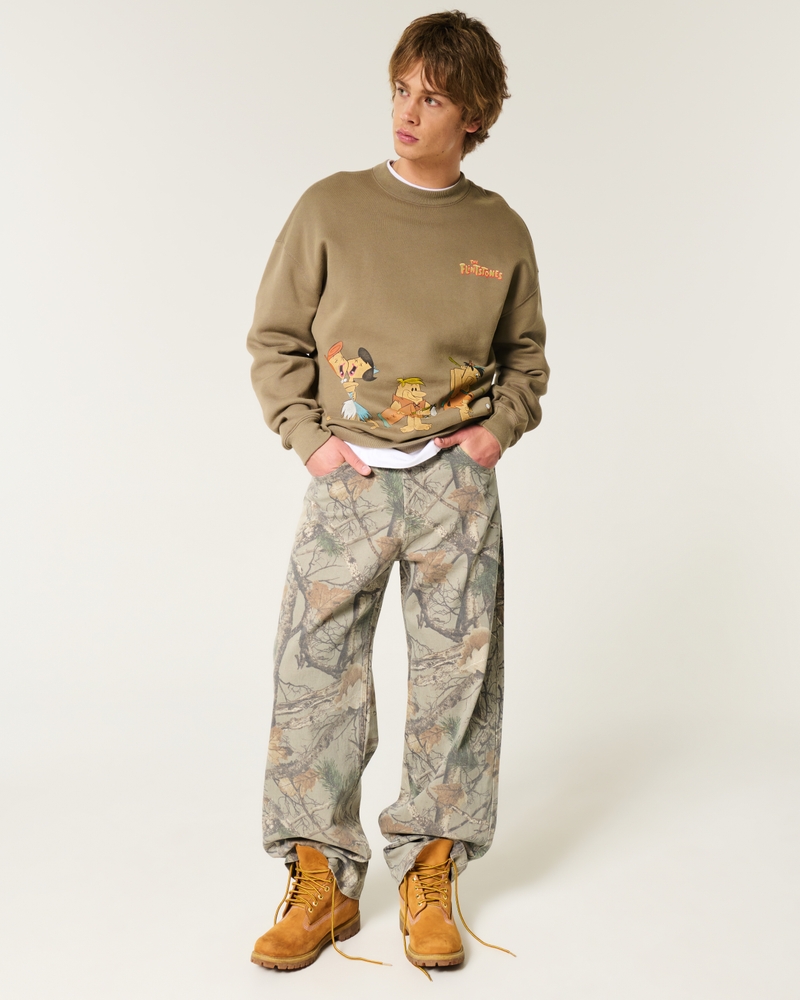 Men's Camo Super Baggy Jeans | Men's Bottoms | HollisterCo.com