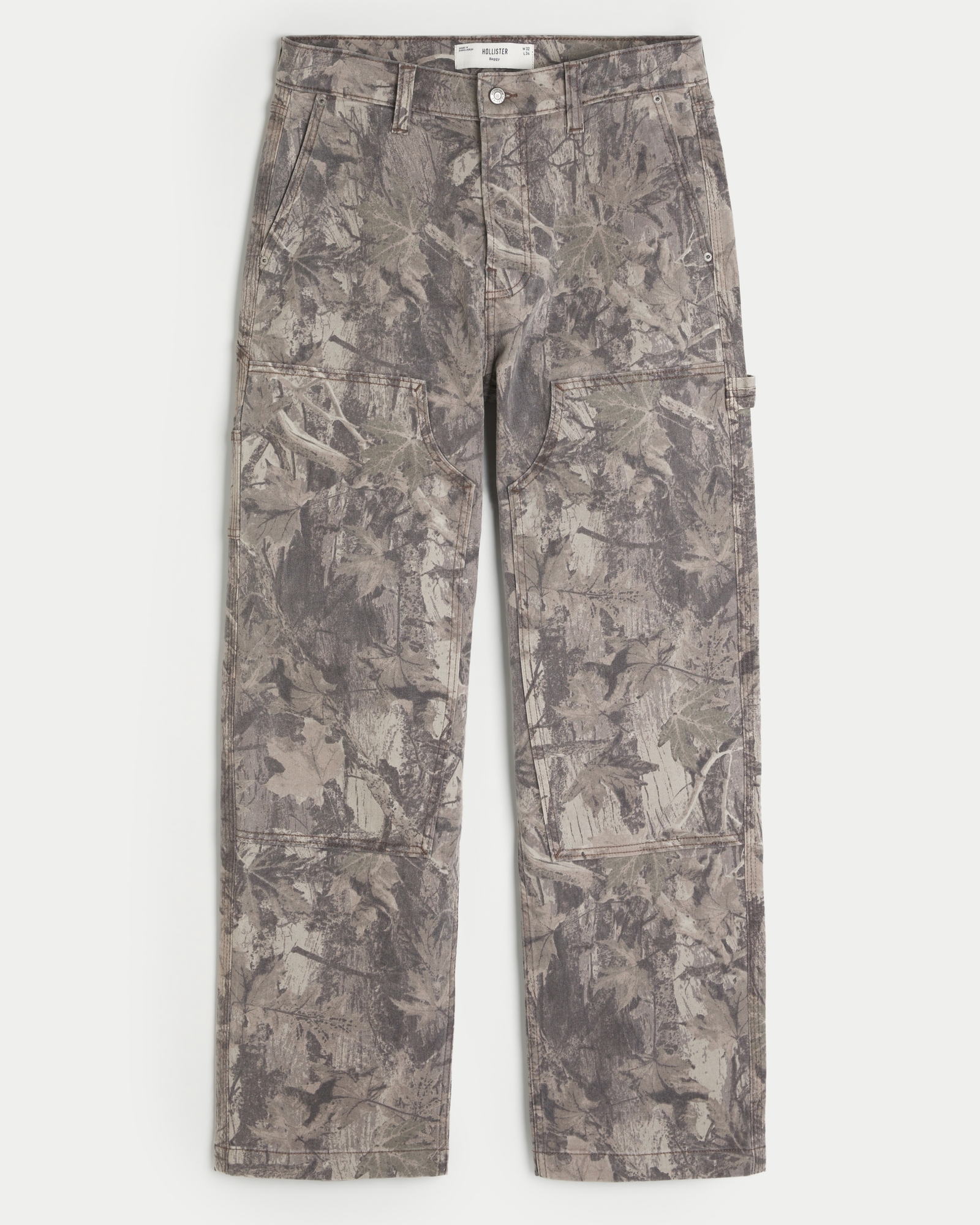 Men's Camo Baggy Carpenter Jeans | Men's Clearance | HollisterCo.com