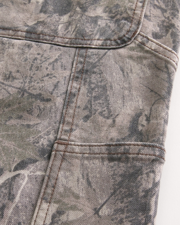 Camo Baggy Carpenter Jeans, Tan Camo view 2