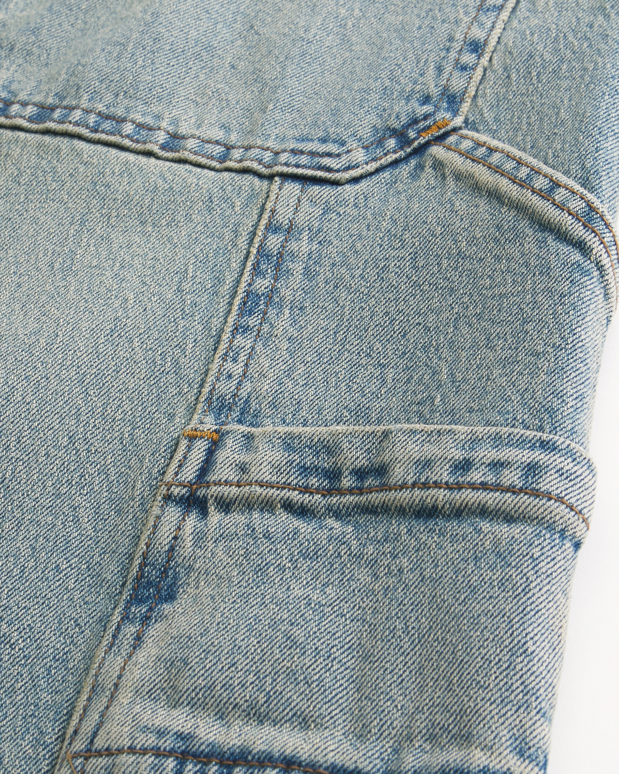 Medium Wash Super Baggy Painter Jeans