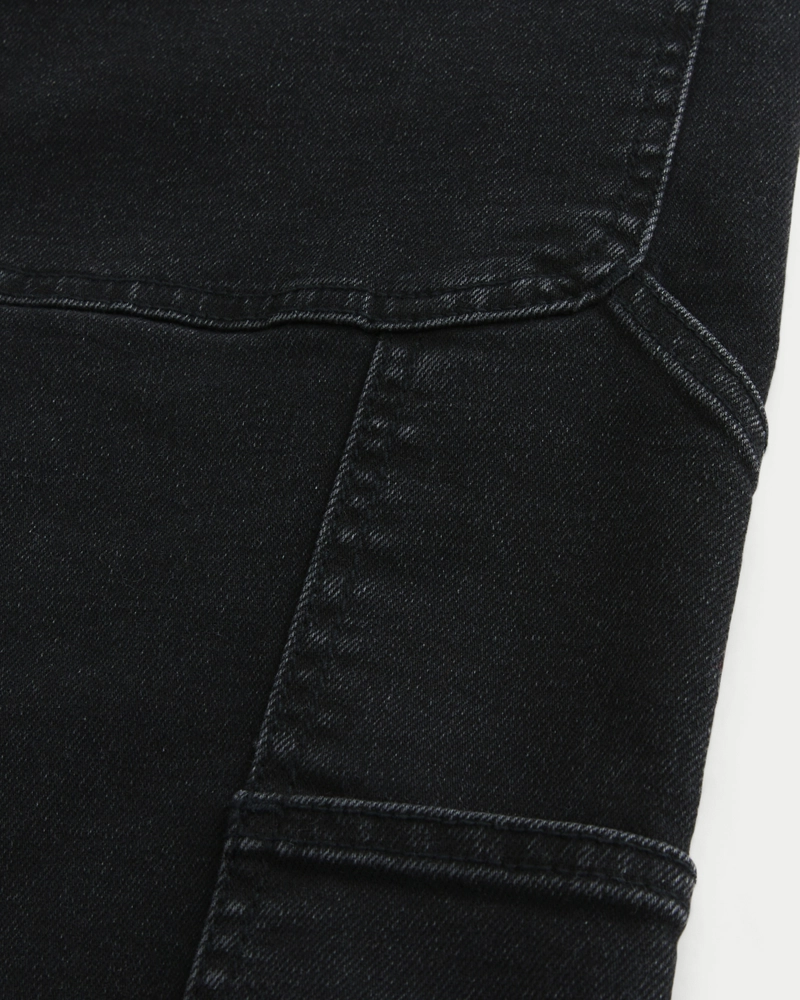 Black Baggy Carpenter Jeans