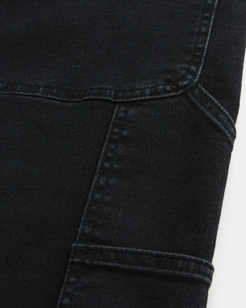 Black Baggy Carpenter Jeans