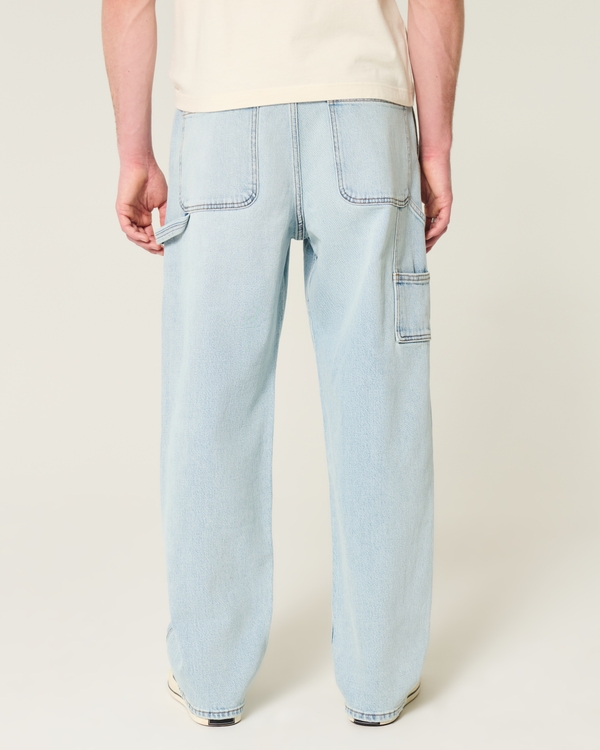 Light Wash Baggy Carpenter Jeans
