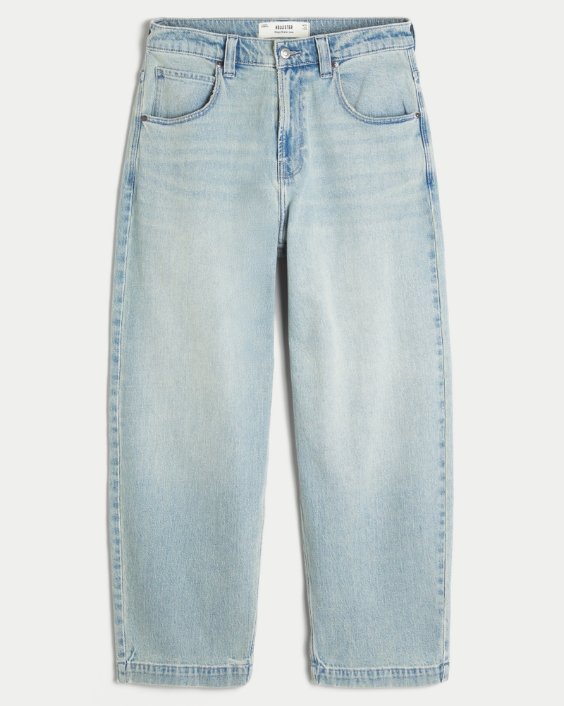 Light Wash Baggy Skater Jeans