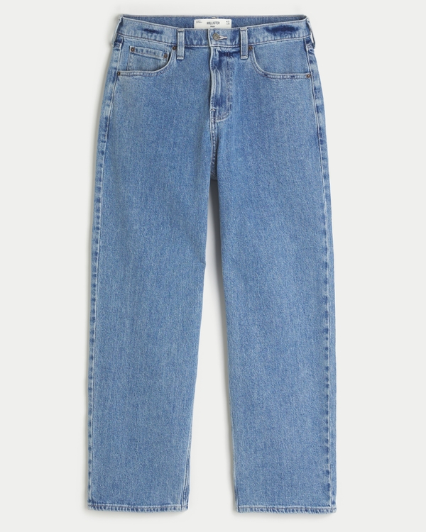 Light Wash Baggy Jeans, Medium view 1
