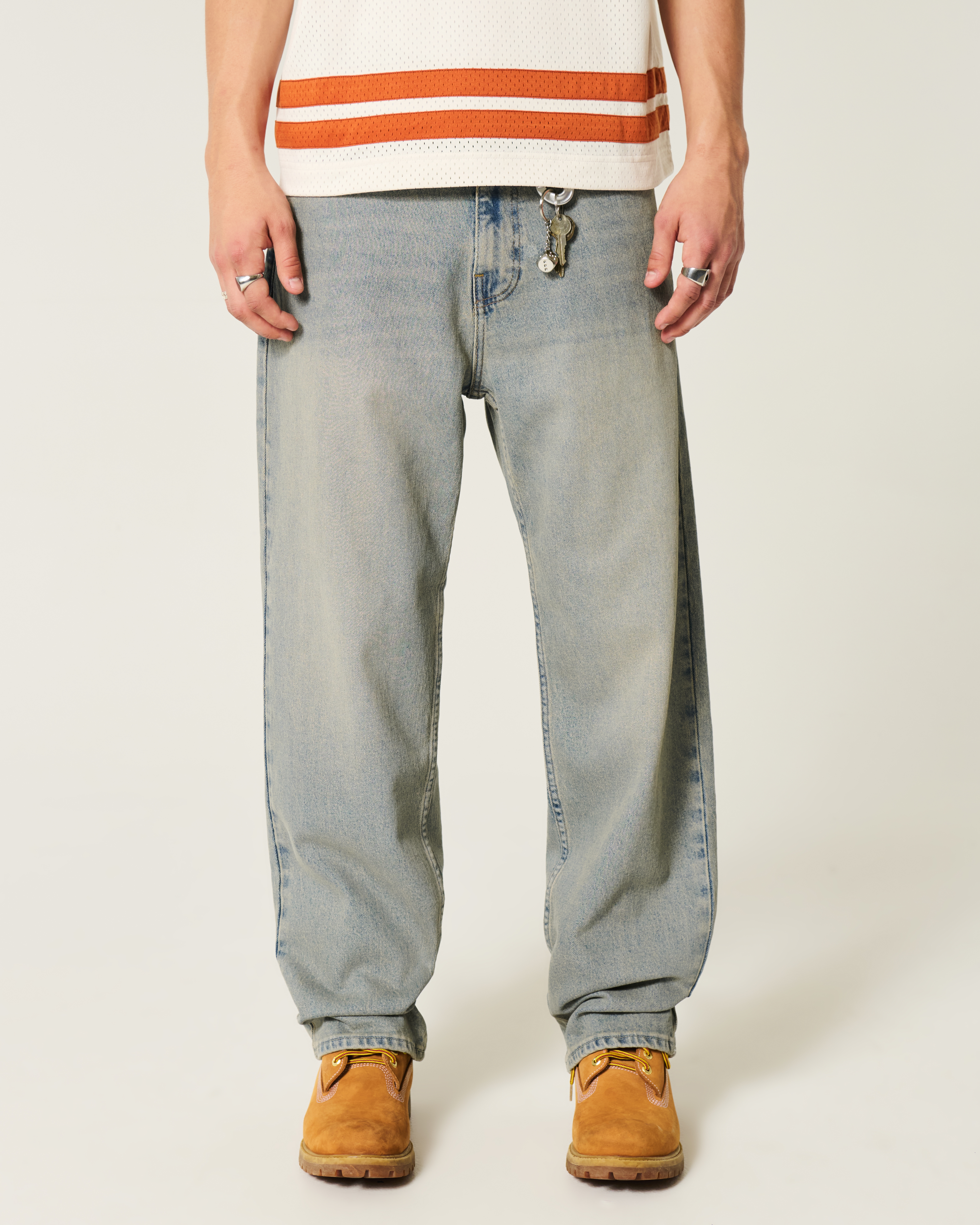Light Wash Baggy Jeans