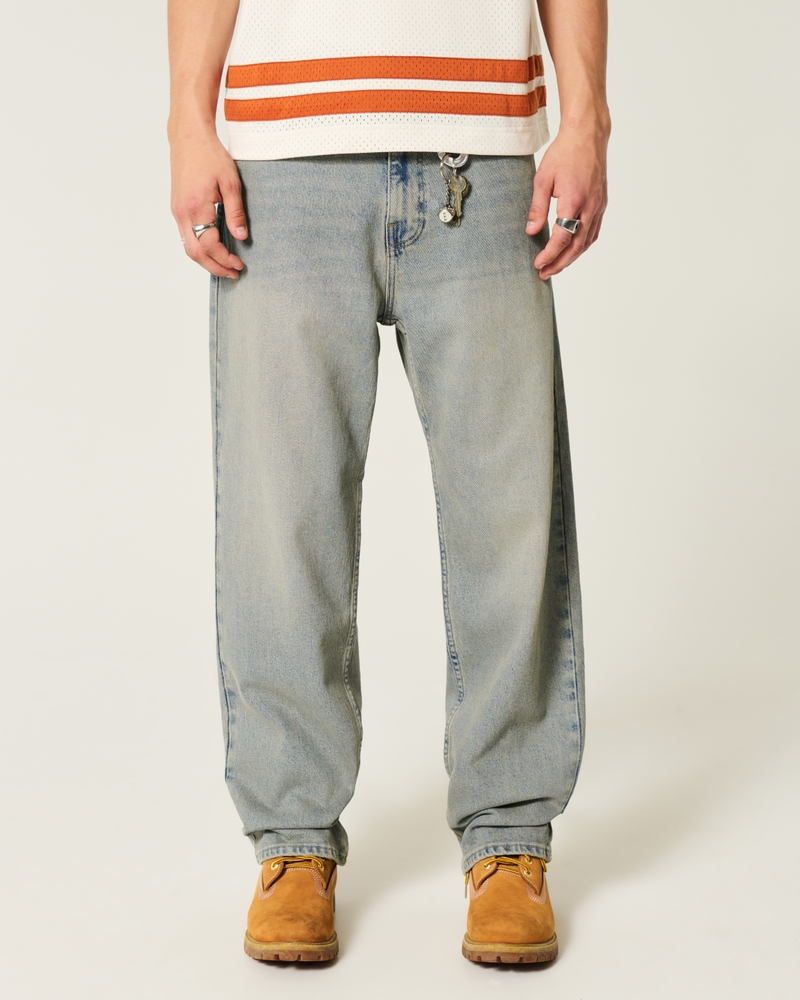 Light Wash Baggy Jeans