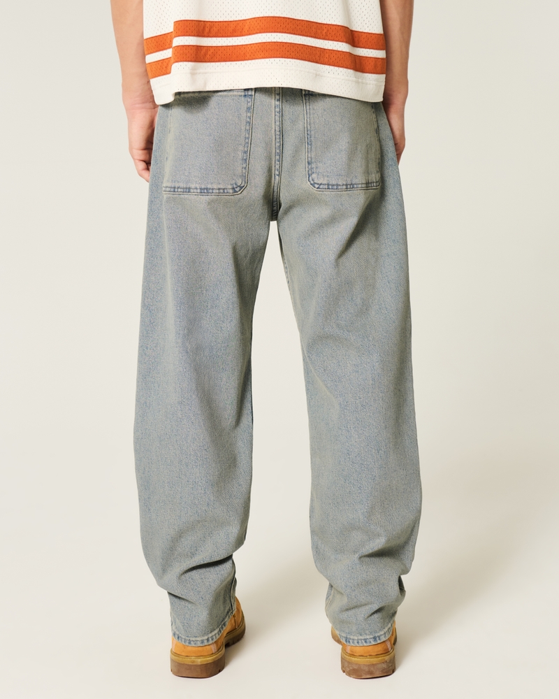 Light Wash Baggy Jeans