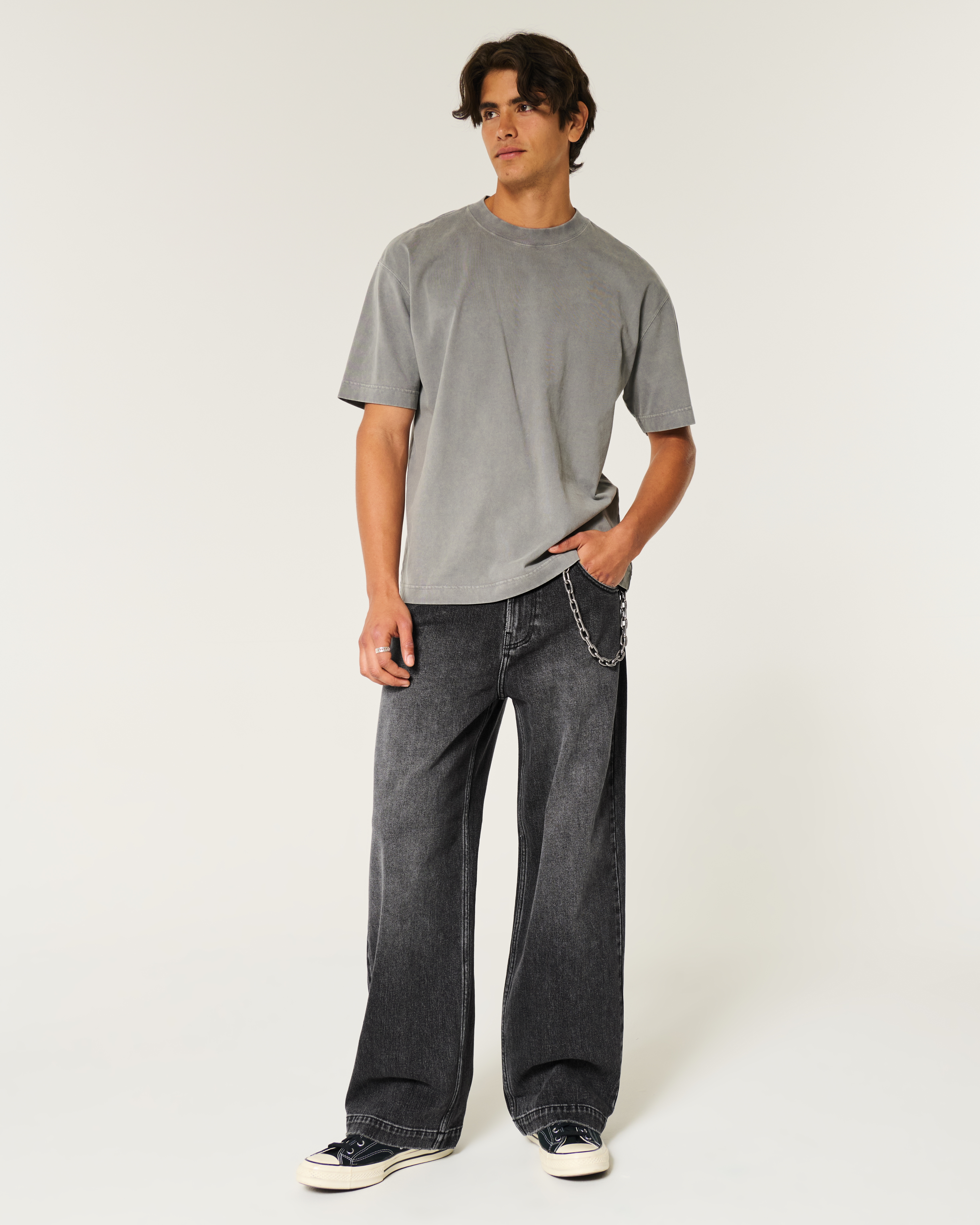 パンツ asapmode Washed Black Super Baggy Jeans Washed Black Super Baggy Jeans – A$APMODE