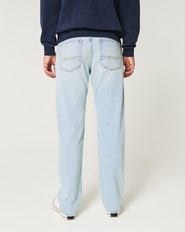 Light Wash Straight Jeans