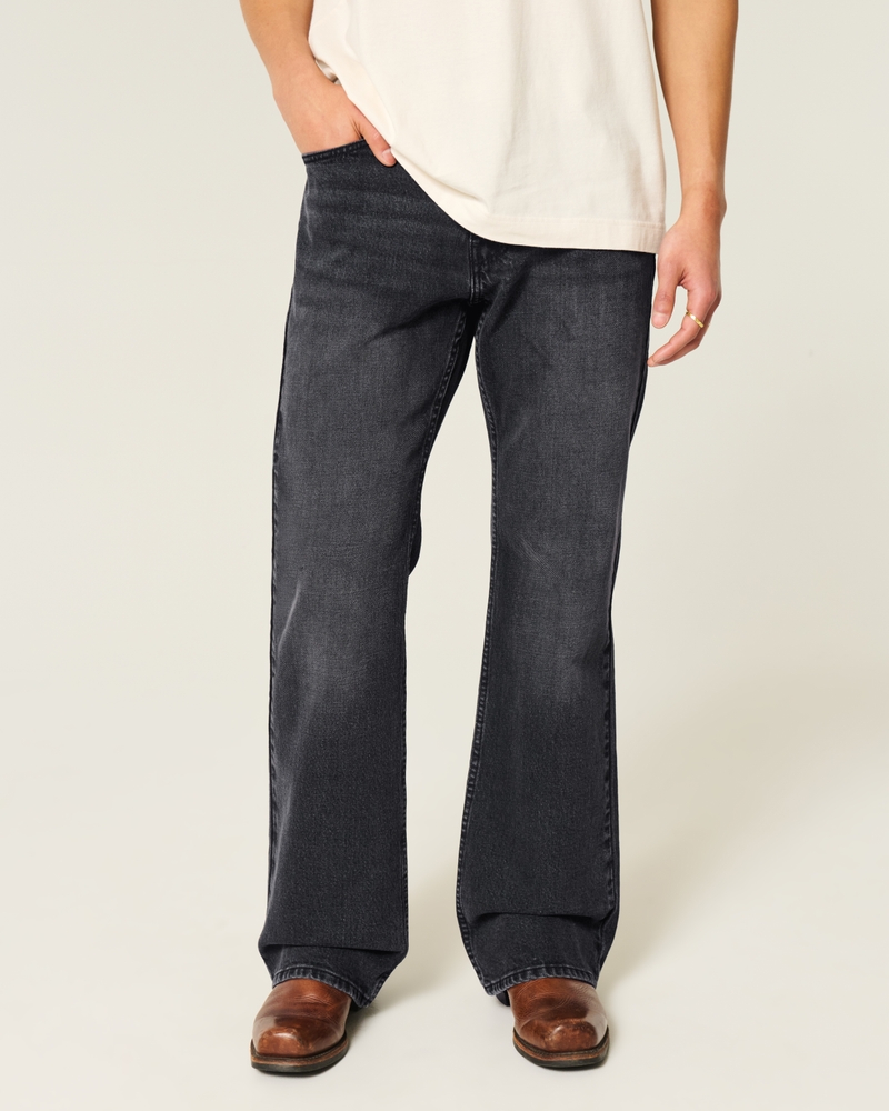 Washed Black Relaxed Boot Jeans