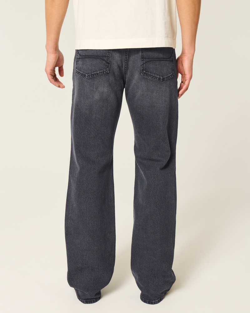 Washed Black Relaxed Boot Jeans