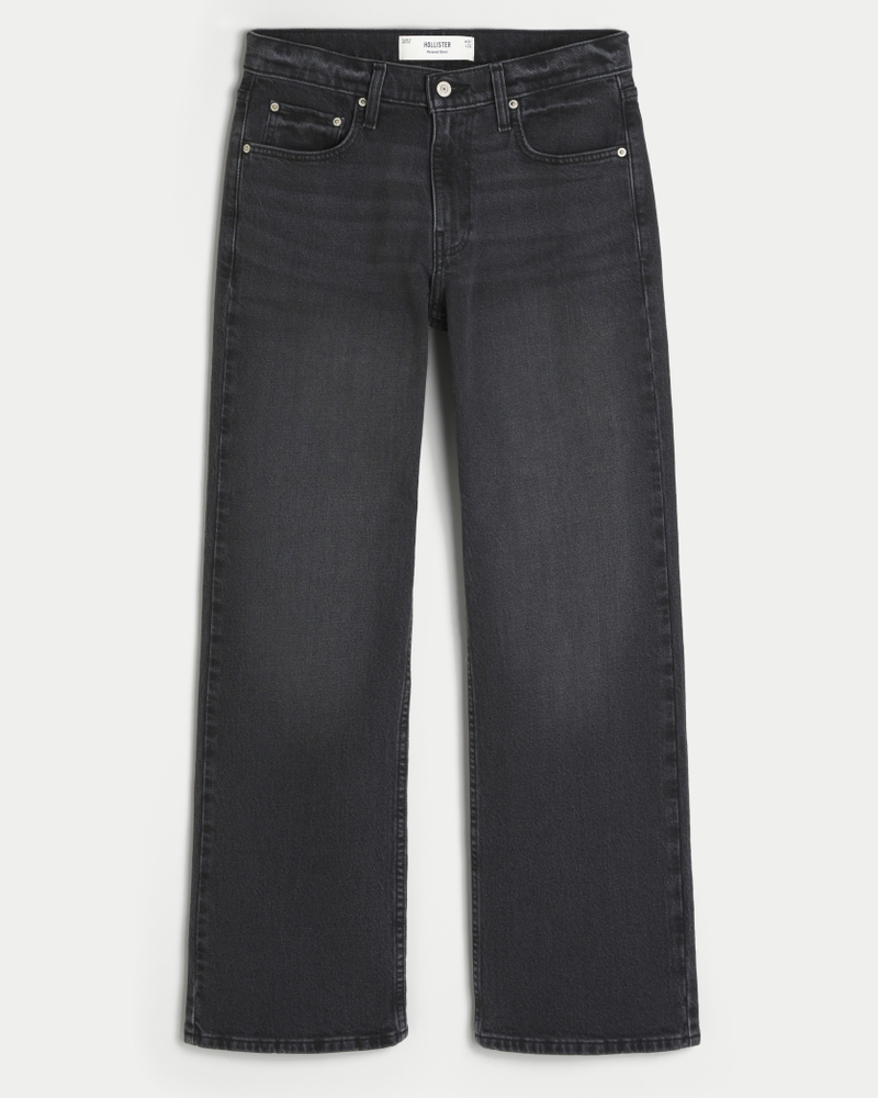 Washed Black Relaxed Boot Jeans