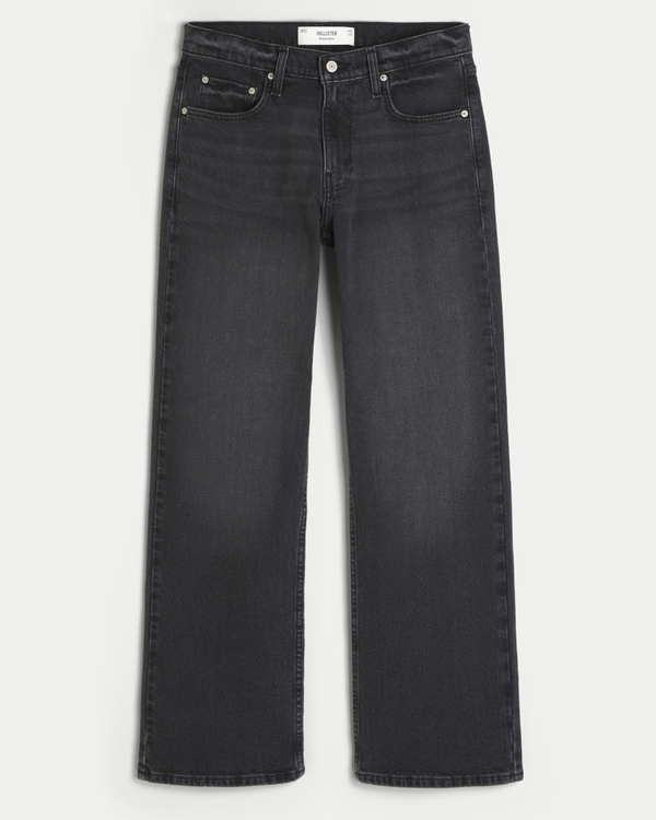 Washed Black Relaxed Boot Jeans, Washed Black view 1