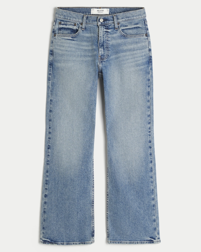 Medium Wash Relaxed Bootcut Jeans