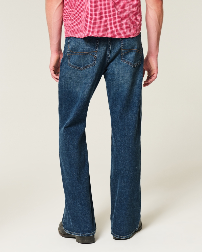 Dark Wash Relaxed Boot Jeans