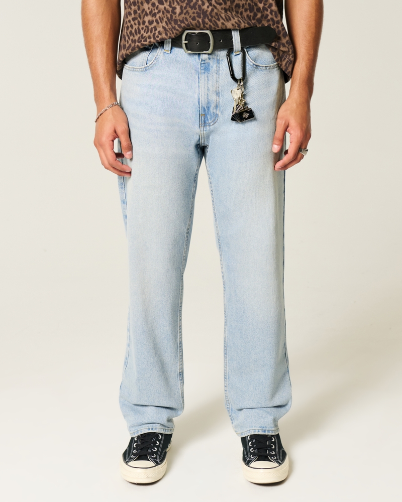 Light Wash Loose Jeans
