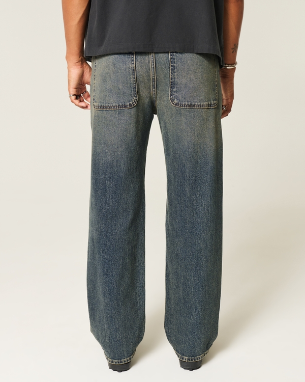 Dark Wash Baggy Jeans