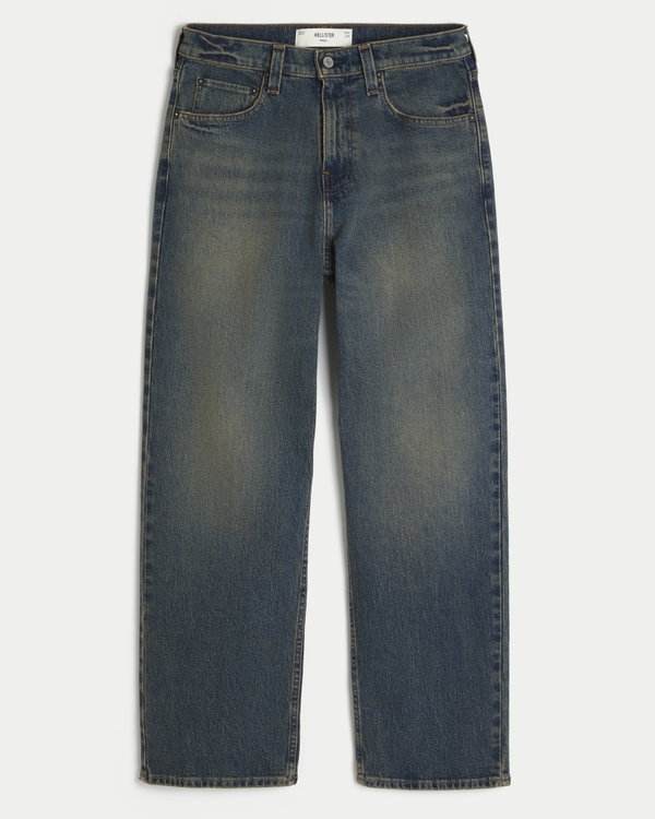 Dark Wash Baggy Jeans, Dark view 1