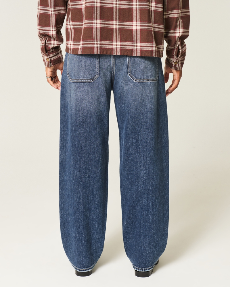 Dark Wash Skater Baggy Jeans