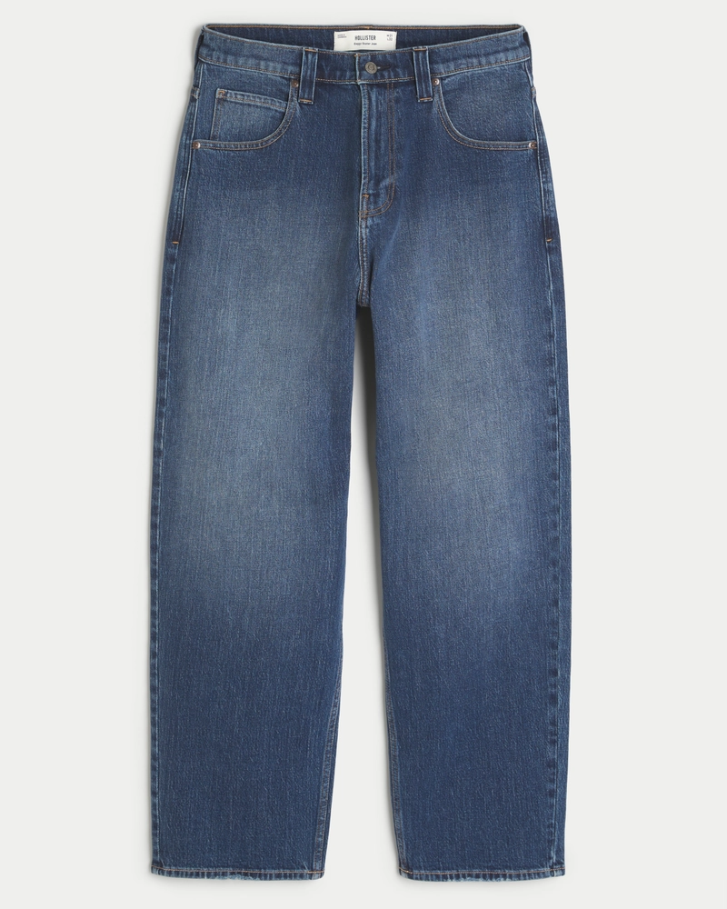 Dark Wash Skater Baggy Jeans