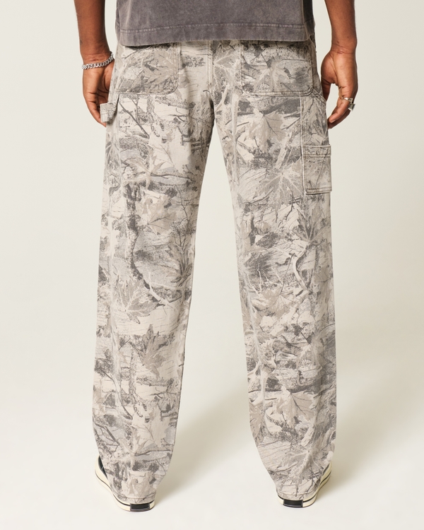 Men's Camo Skater Baggy Painter Jeans | Men's Bottoms