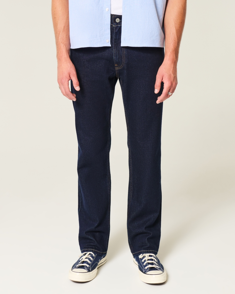 Dark Wash Straight Jeans