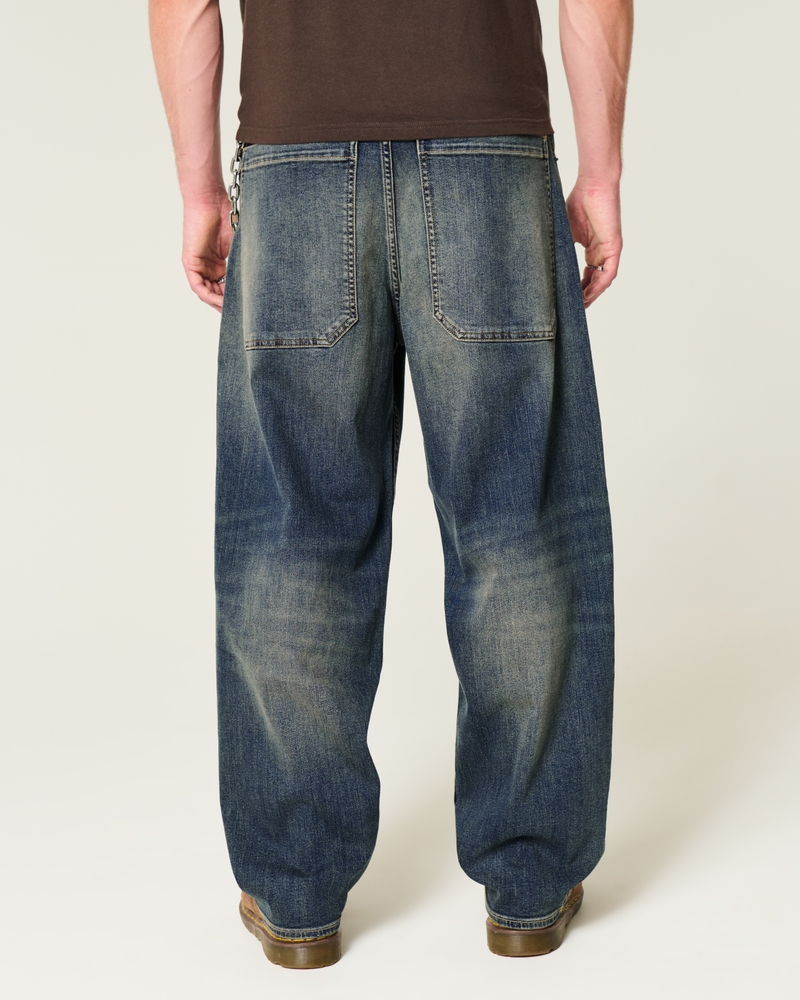 Dark Wash Baggy Skater Jeans